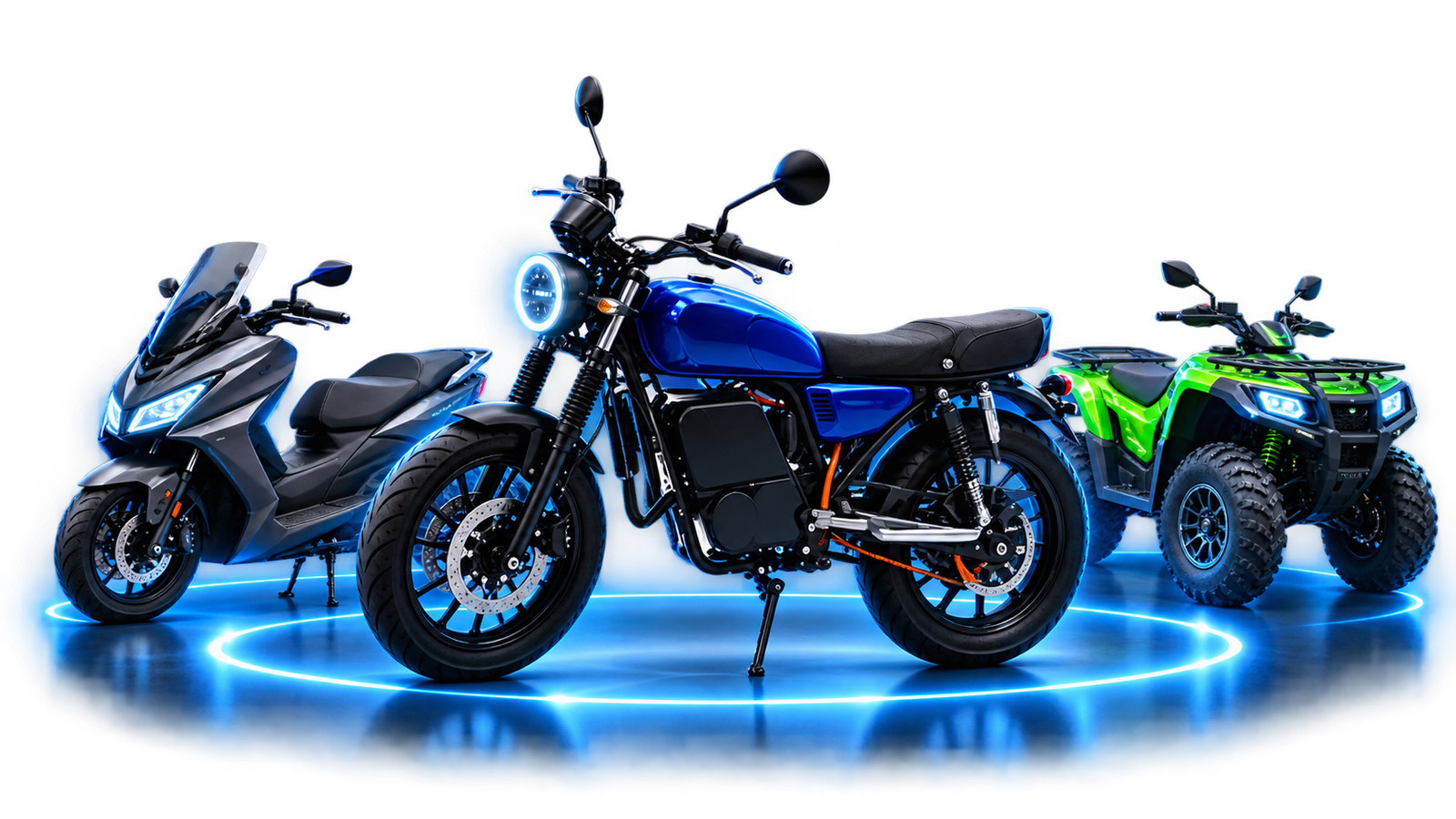 Slow Rider vehicles showroom